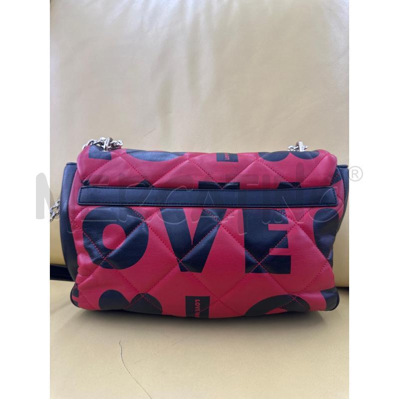 TRACOLLA DONNA LOVE MOSCHINO NERO ROSSO | Mercatino dell'Usato Roma tor tre teste 3
