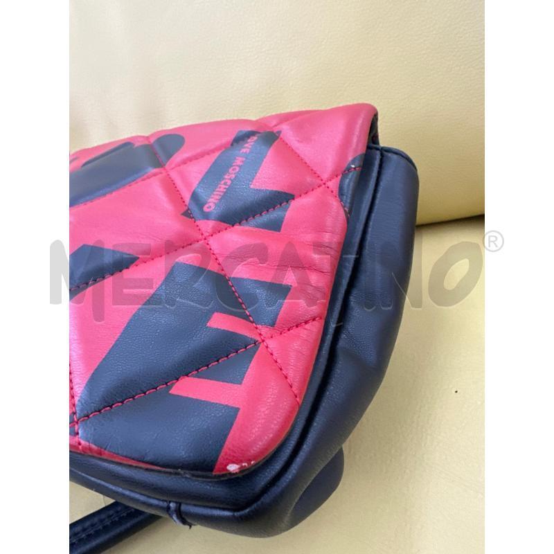 TRACOLLA DONNA LOVE MOSCHINO NERO ROSSO | Mercatino dell'Usato Roma tor tre teste 5