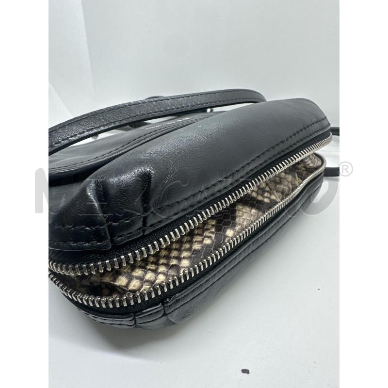 TRACOLLA DONNA MICHAEL KORS NERO PELLE INSERTI PITON | Mercatino dell'Usato Roma tor tre teste 4