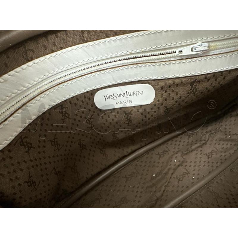 TRACOLLA DONNA VINTAGE YSL RIGHE ROSSO BIANCO | Mercatino dell'Usato Roma tor tre teste 4