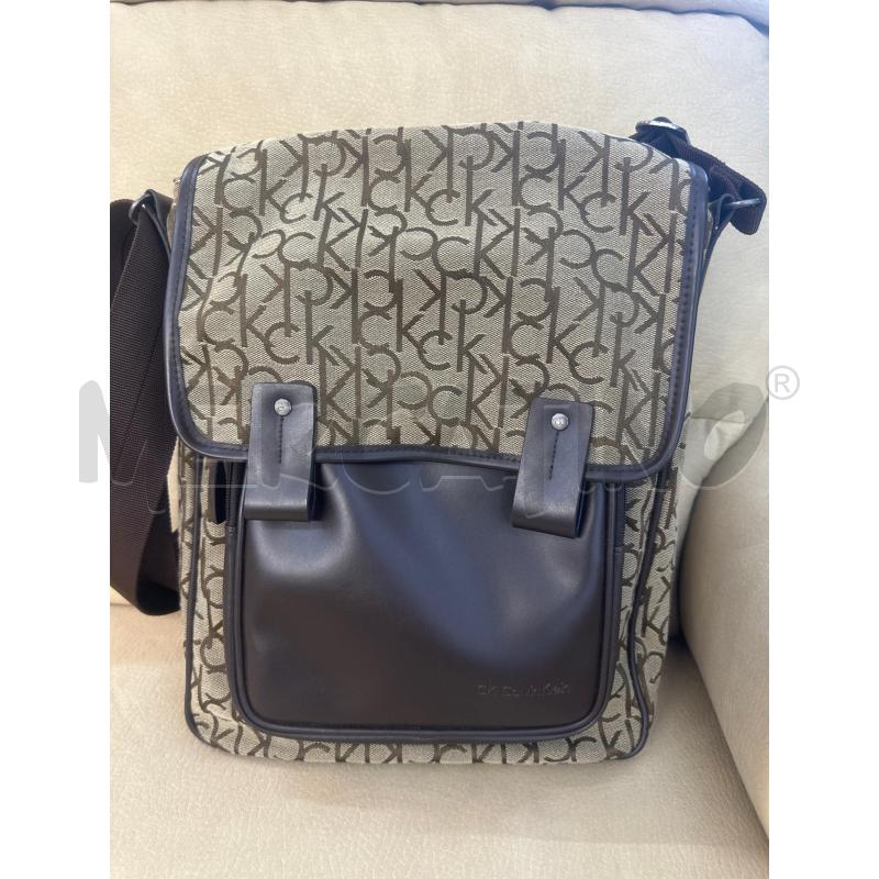 TRACOLLA UOMO CALVIN KLEIN BEIGE RIF MARR | Mercatino dell'Usato Roma tor tre teste 1