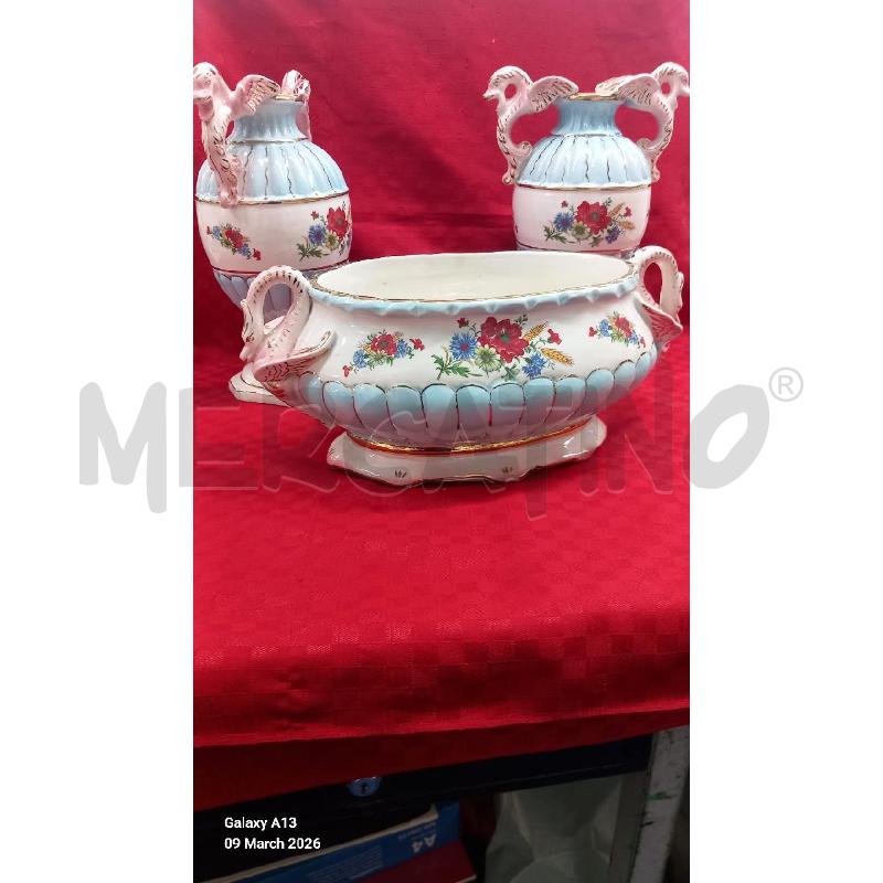 TRITTICO CERAMICA ANNI 50 | Mercatino dell'Usato Roma tor tre teste 2