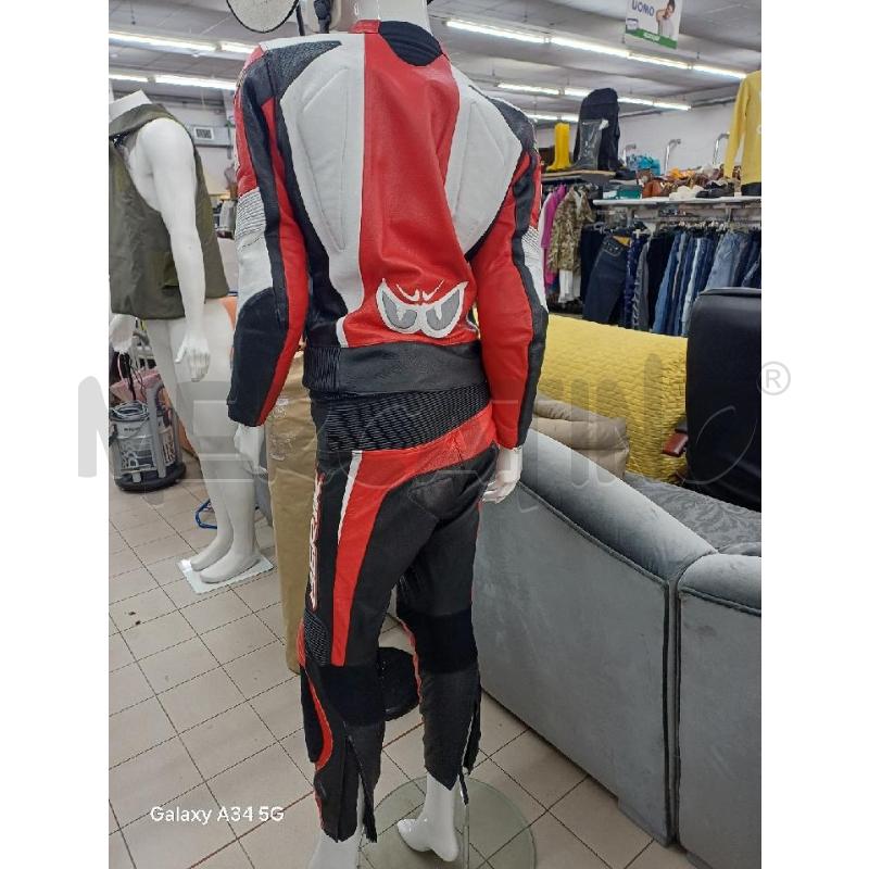TUTA MOTO BERIK DUE PEZZI ROSSA BIANCA E NERA  | Mercatino dell'Usato Roma tor tre teste 2