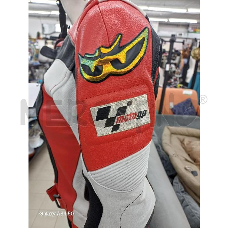 TUTA MOTO BERIK DUE PEZZI ROSSA BIANCA E NERA  | Mercatino dell'Usato Roma tor tre teste 3