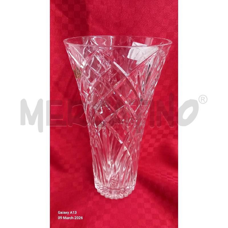 VASO CRISTALLO ALTO | Mercatino dell'Usato Roma tor tre teste 1