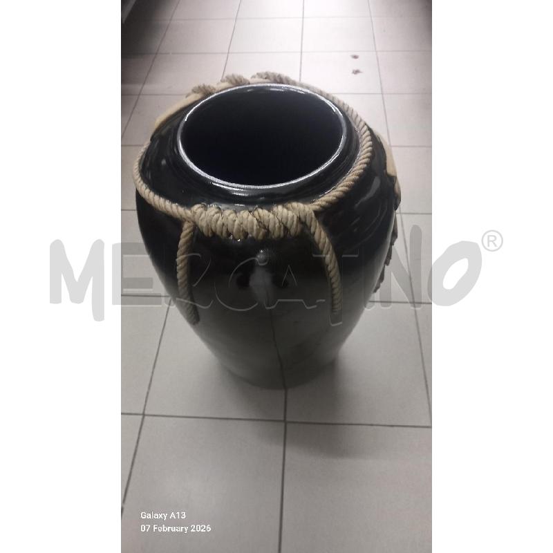 VASO NERO CORDE | Mercatino dell'Usato Roma tor tre teste 2