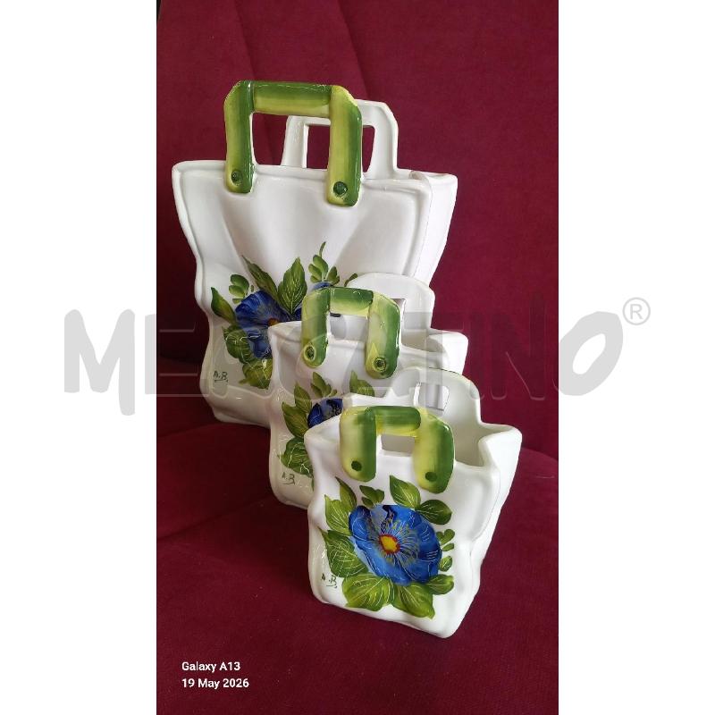 VASO TRIS BUSTE AMALFI | Mercatino dell'Usato Roma tor tre teste 1
