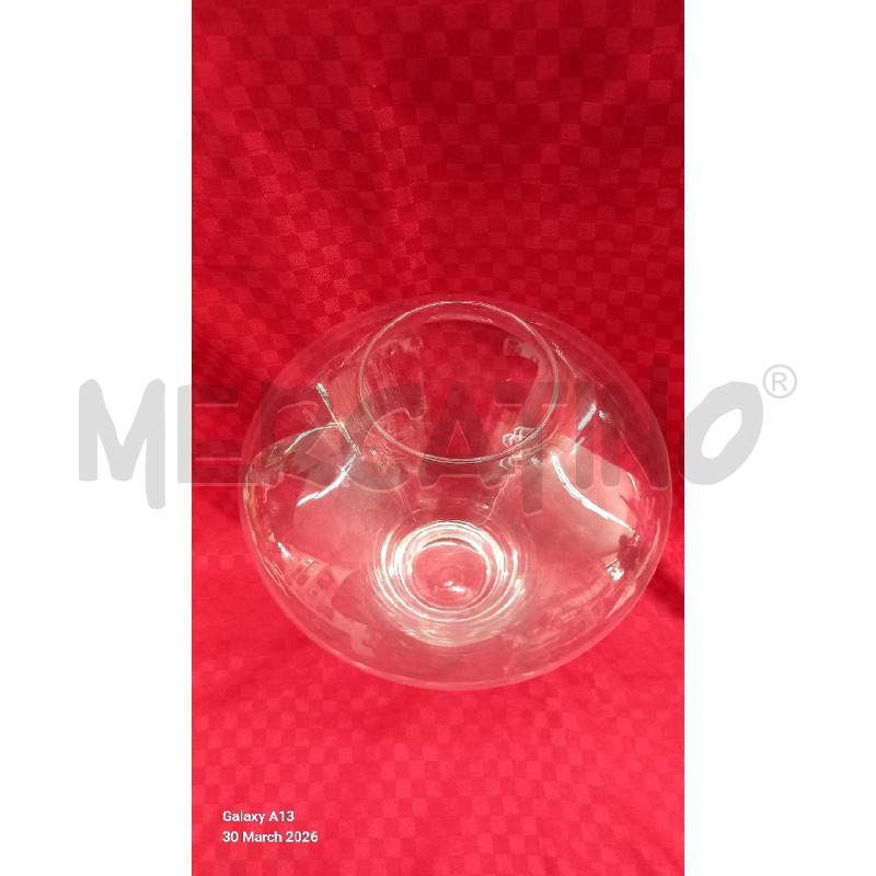 VASO VETRO BASE PICCOLA | Mercatino dell'Usato Roma tor tre teste 2