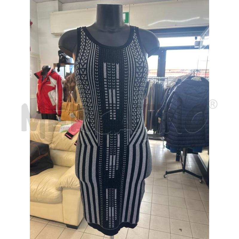 VESTITO DONNA  ARMANI EXCHANDE NERO GRIGIO SMANICATO | Mercatino dell'Usato Roma tor tre teste 1