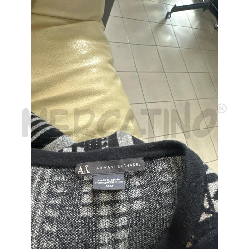 VESTITO DONNA  ARMANI EXCHANDE NERO GRIGIO SMANICATO | Mercatino dell'Usato Roma tor tre teste 4