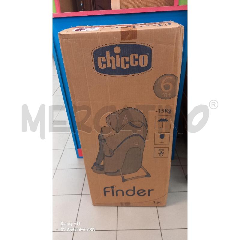 ZAINO CHICCO FINDER PORTA BEBE ROSSO | Mercatino dell'Usato Roma tor tre teste 1