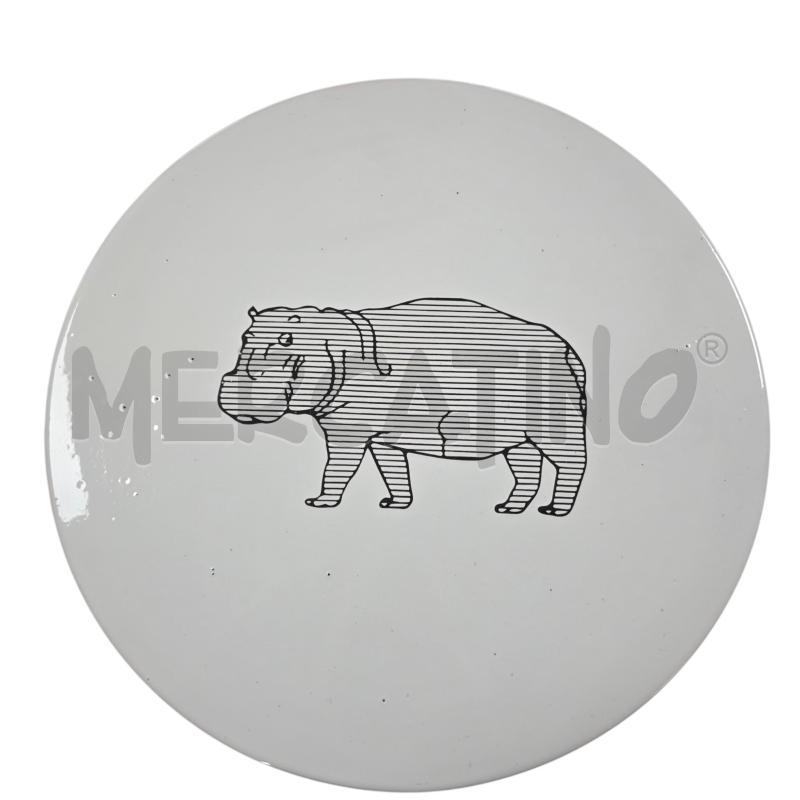 ALZATINA CERAMICA ROI DU LAC DESIGN CON IPPOPOTAMO  | Mercatino dell'Usato Civitavecchia 1