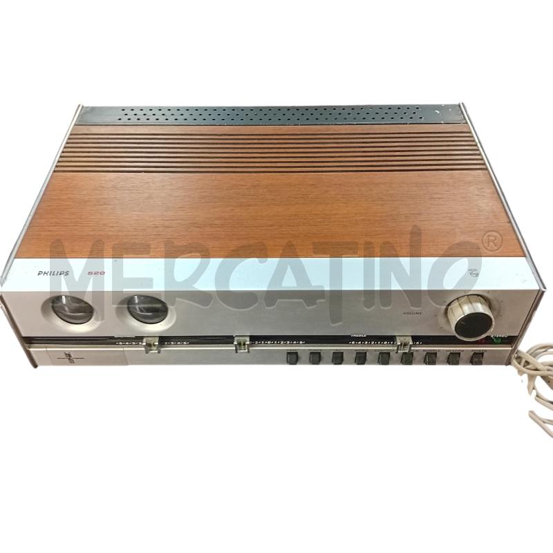 AMPLIFICATORE PHILIPS 520 FUNZIONANTE | Mercatino dell'Usato Civitavecchia 1