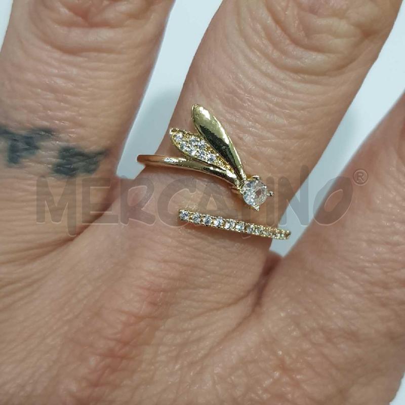 ANELLO DONNA LIBELLULA REGOLABILE DORATO  | Mercatino dell'Usato Civitavecchia 2