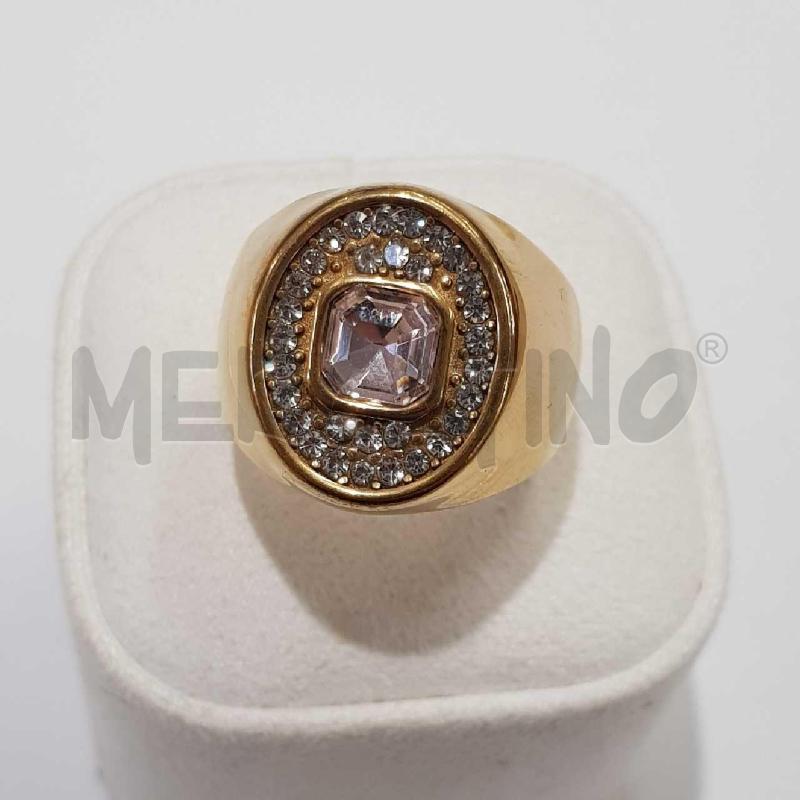 ANELLO D ACC DORATO DETT ROSA  | Mercatino dell'Usato Civitavecchia 1