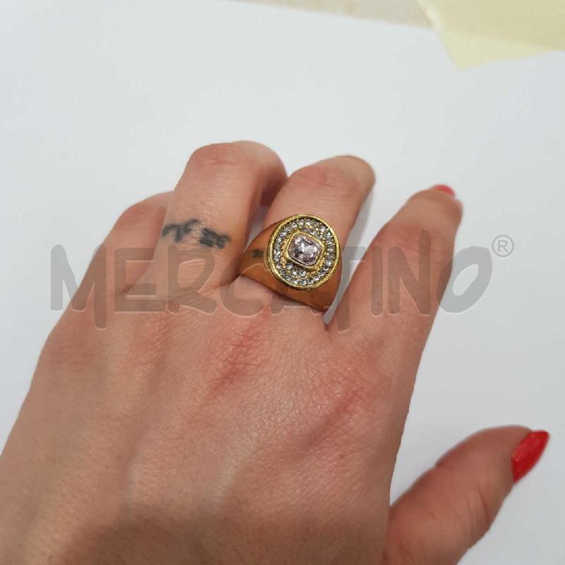 ANELLO D ACC DORATO DETT ROSA  | Mercatino dell'Usato Civitavecchia 4