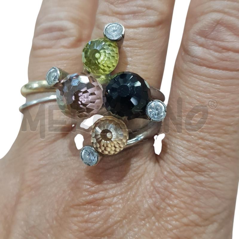 ANELLO D ARGSFERE SFACCETTATE STRASS | Mercatino dell'Usato Civitavecchia 1