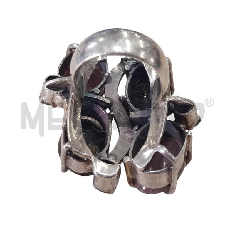 ANELLO D ARG CON 4 PIETRE GRANDI+4 PICCOLE  | Mercatino dell'Usato Civitavecchia 2