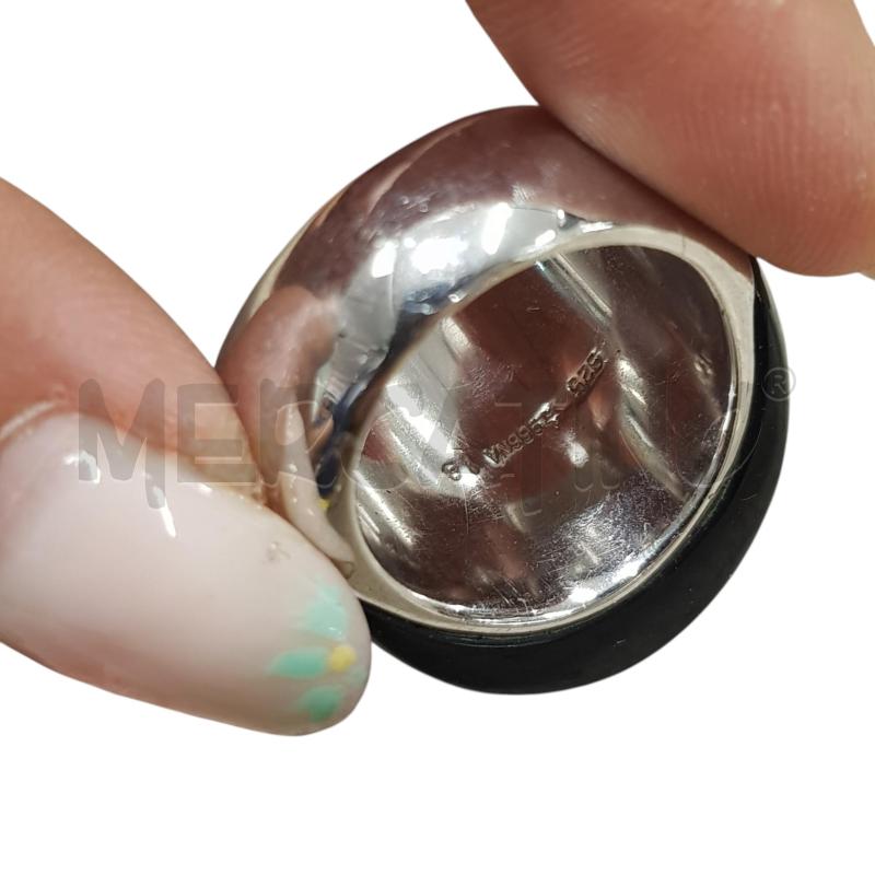 ANELLO D ARG CUPULA NERO CORONA STRASS | Mercatino dell'Usato Civitavecchia 3