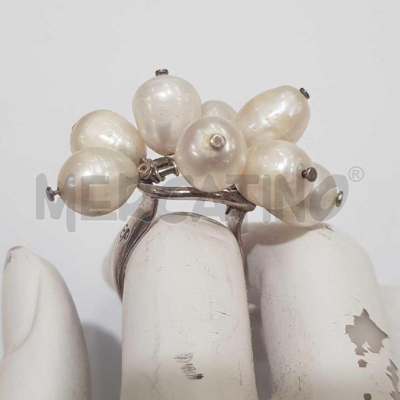 ANELLO D ARG MOBILI PERLE BAROCCHE  | Mercatino dell'Usato Civitavecchia 1