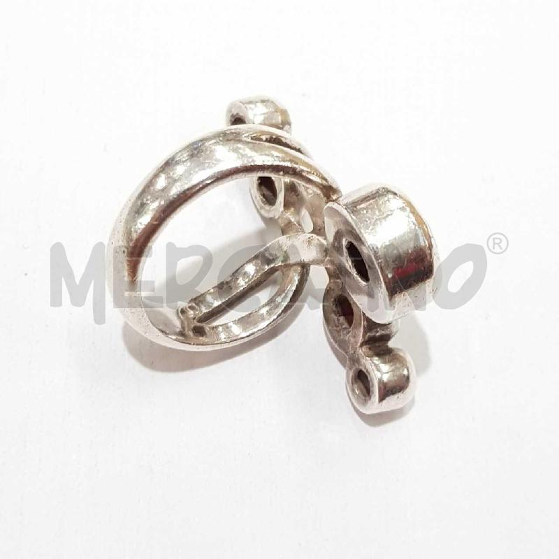 ANELLO D ARG PITRE ROSSE E VIOLA  | Mercatino dell'Usato Civitavecchia 4