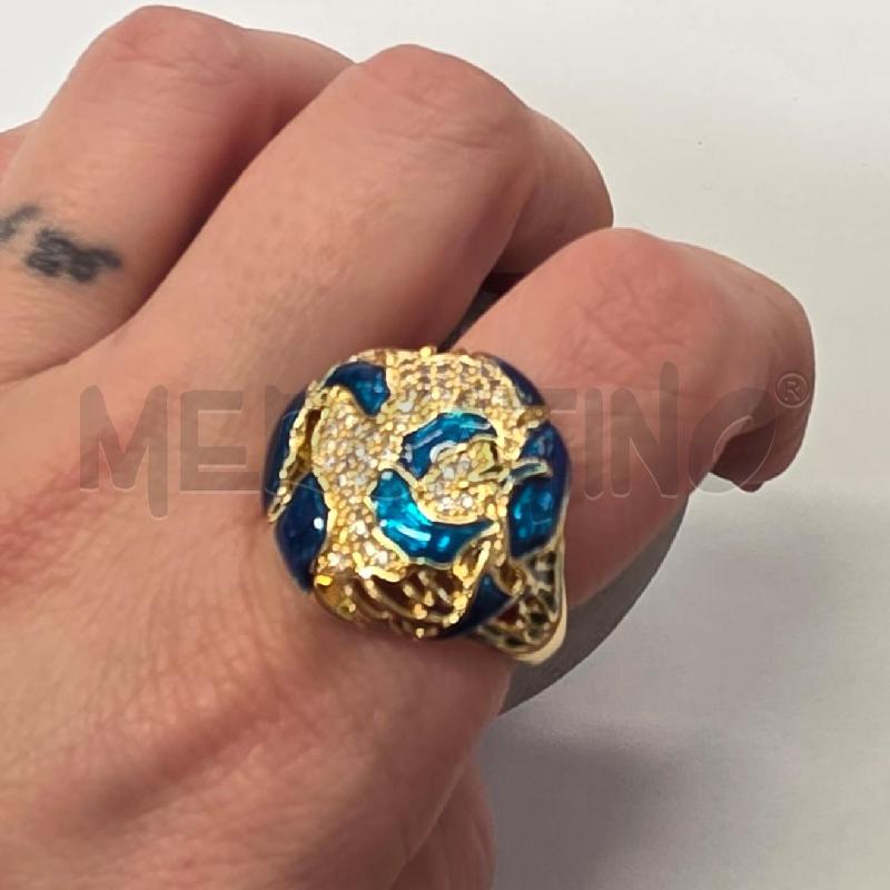 ANELLO D BOHO BOMBATO SMALTATO  | Mercatino dell'Usato Civitavecchia 3