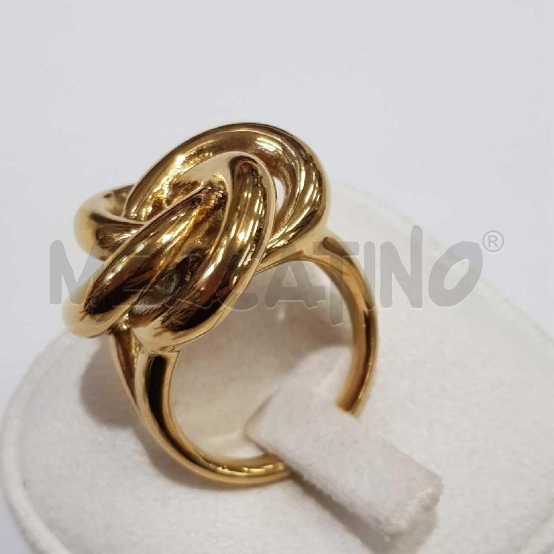 ANELLO D GEMTRICO ACC DORATO NODO  | Mercatino dell'Usato Civitavecchia 2