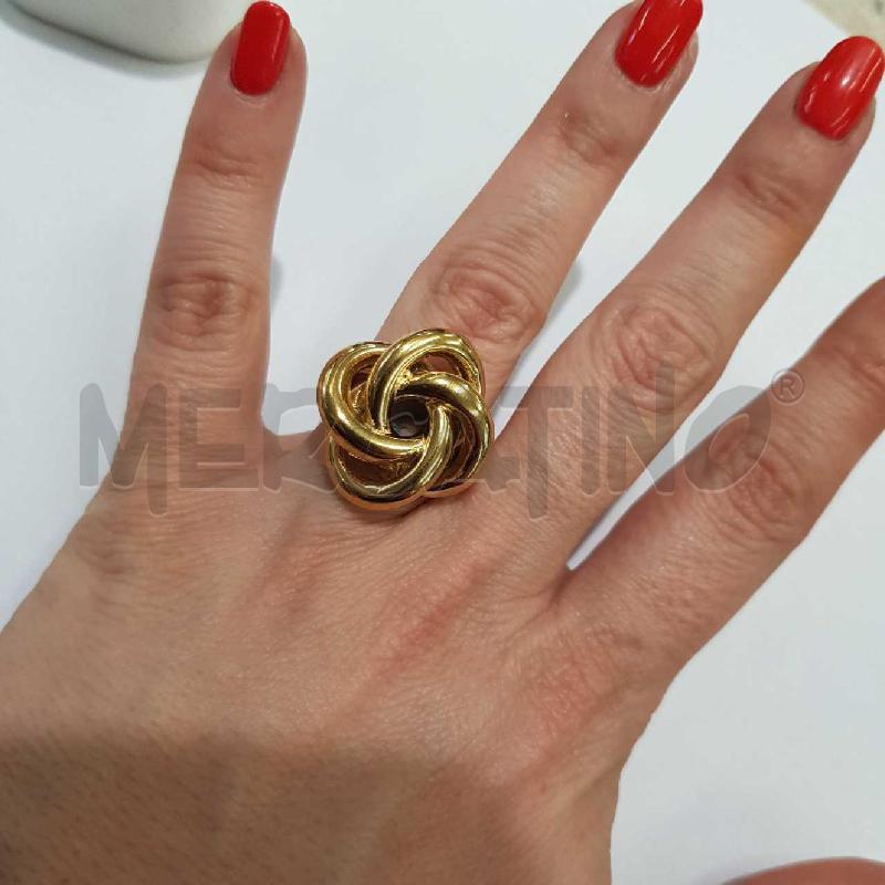 ANELLO D GEMTRICO ACC DORATO NODO  | Mercatino dell'Usato Civitavecchia 3
