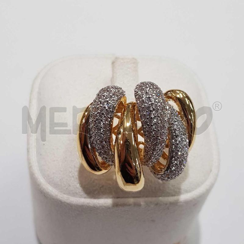 ANELLO D IMPORTA DORATO E STRASS ACC  | Mercatino dell'Usato Civitavecchia 1