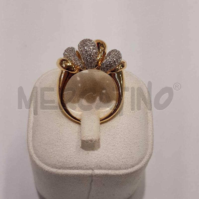 ANELLO D IMPORTA DORATO E STRASS ACC  | Mercatino dell'Usato Civitavecchia 2