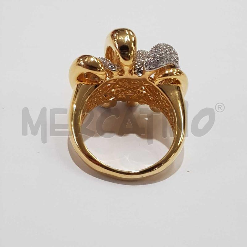 ANELLO D IMPORTA DORATO E STRASS ACC  | Mercatino dell'Usato Civitavecchia 5