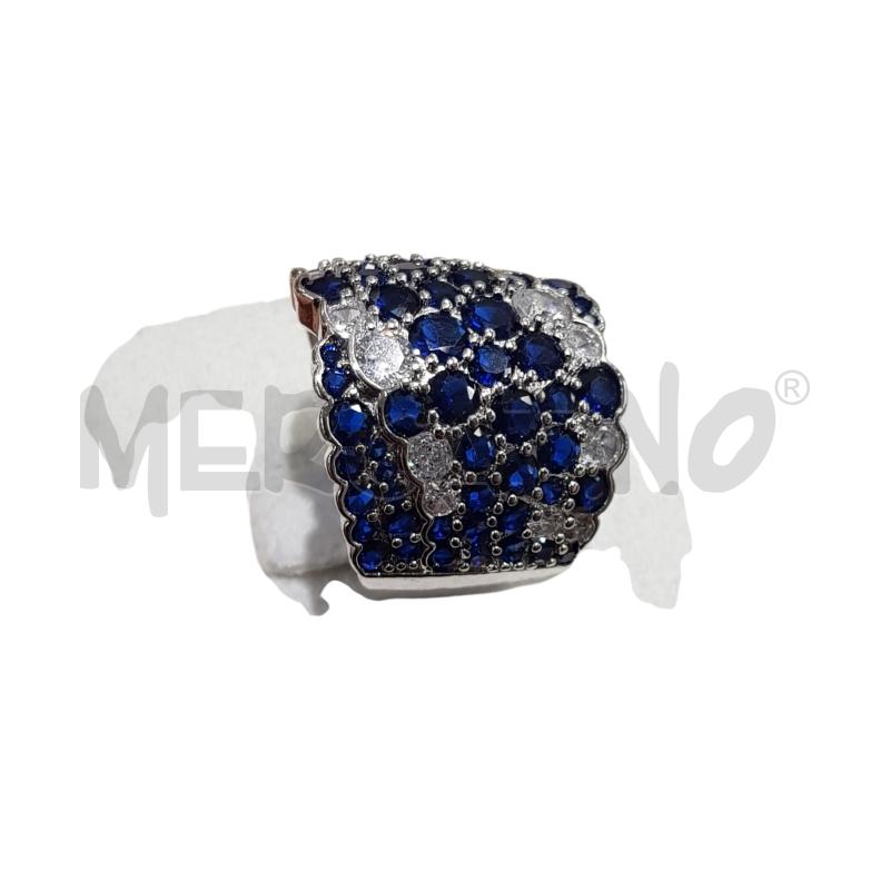 ANELLO D STEEL DETT BLU E BIANCHI FASCIA  | Mercatino dell'Usato Civitavecchia 2