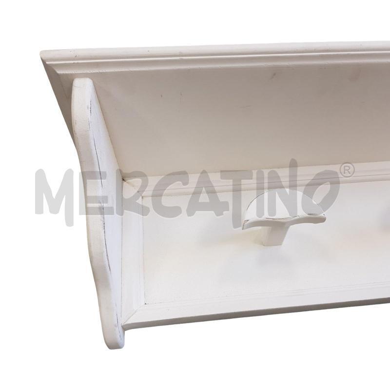 ATTACCA PANNI LEGNO BIANCO 100X22X25 | Mercatino dell'Usato Civitavecchia 3