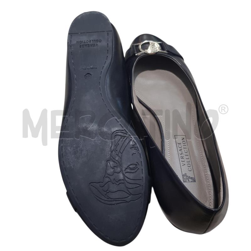 BALLERINA VERSACEOLLECTION NERE FIBBIA MEDUSA | Mercatino dell'Usato Civitavecchia 4