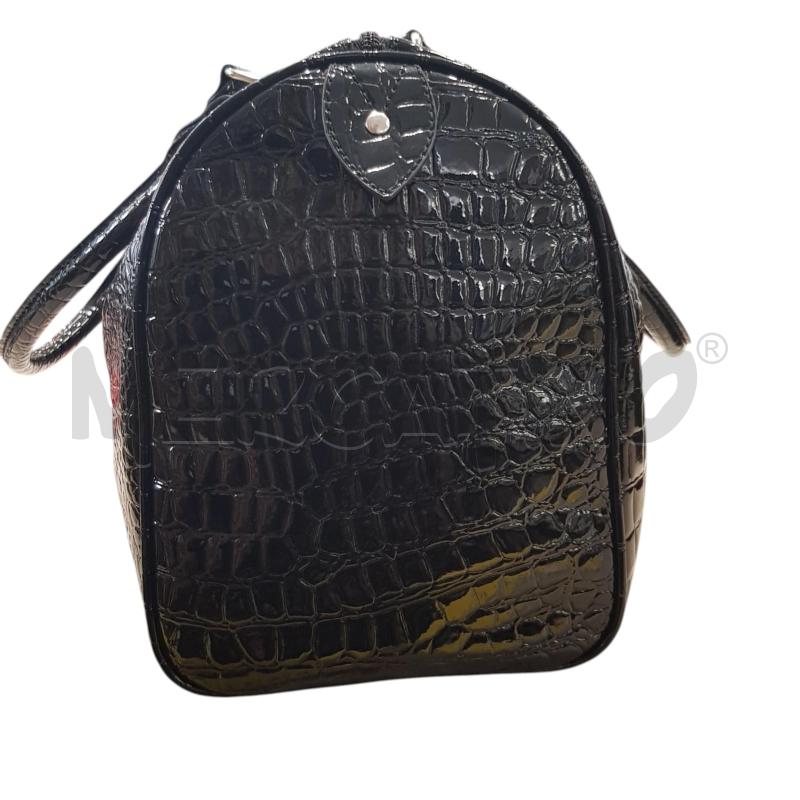 BAULETTO D MARIO VALENTINO STAMPA COCCO NERA  | Mercatino dell'Usato Civitavecchia 2