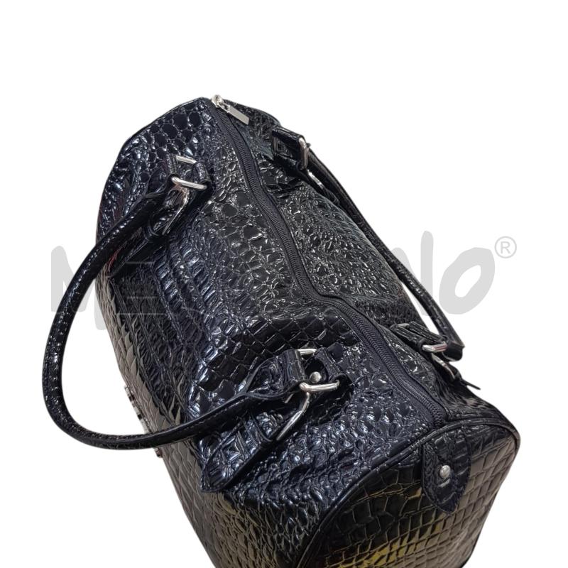 BAULETTO D MARIO VALENTINO STAMPA COCCO NERA  | Mercatino dell'Usato Civitavecchia 3