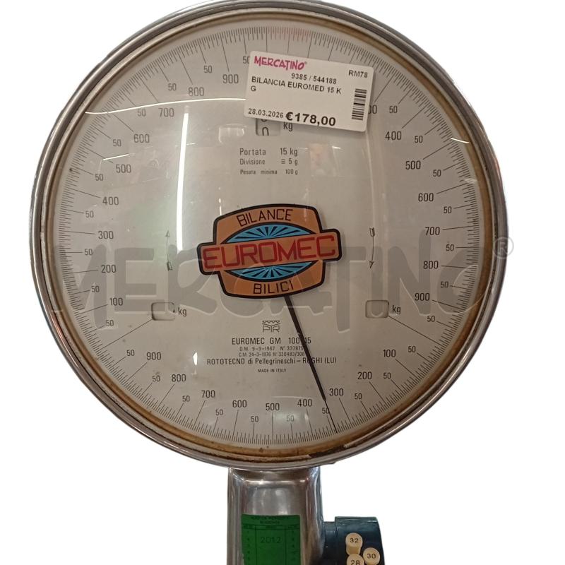 BILANCIA EUROMED 15 KG | Mercatino dell'Usato Civitavecchia 3