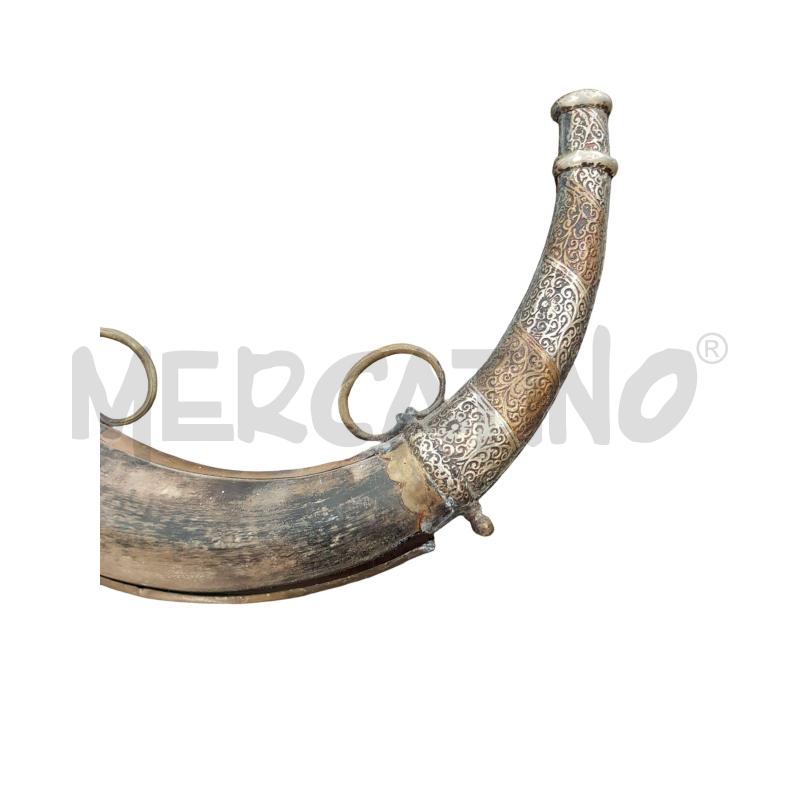 BISACCIA ANTICA PER POLVERE DA SPARO CORNO  | Mercatino dell'Usato Civitavecchia 3