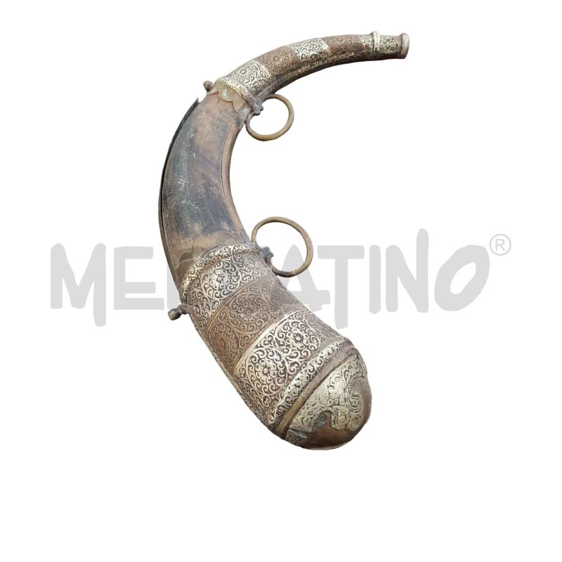 BISACCIA ANTICA PER POLVERE DA SPARO CORNO  | Mercatino dell'Usato Civitavecchia 4