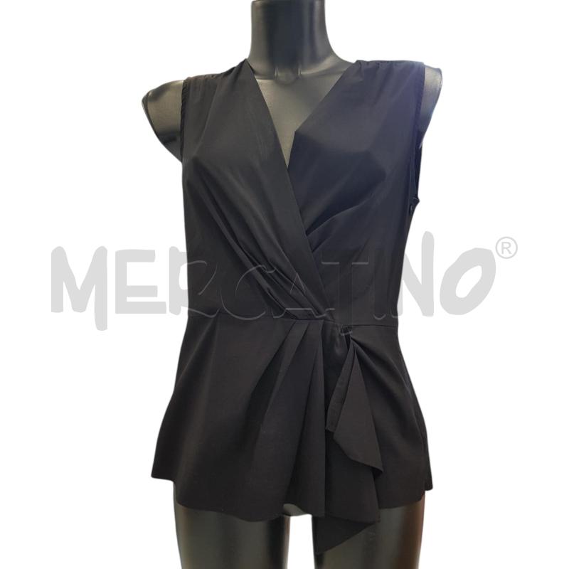 BLUSA D ELISABETTA FRANCHI NERA INTRECCIO | Mercatino dell'Usato Civitavecchia 1