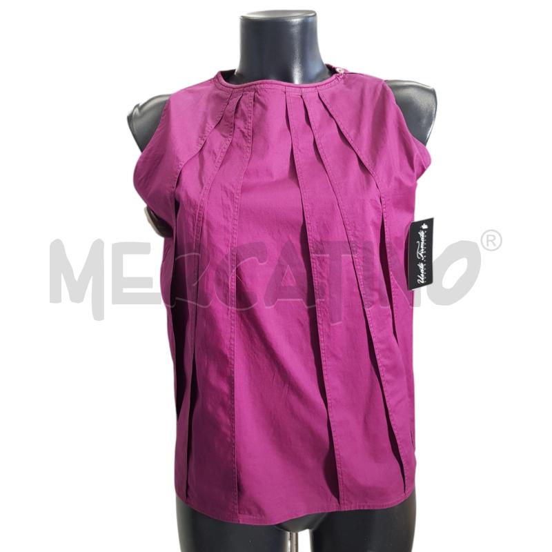 BLUSA D GIANNI VERSACE PRUGNA PENCHES GIROMANICA | Mercatino dell'Usato Civitavecchia 1