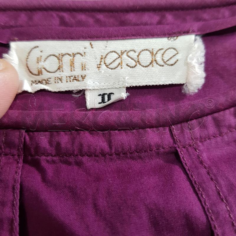 BLUSA D GIANNI VERSACE PRUGNA PENCHES GIROMANICA | Mercatino dell'Usato Civitavecchia 4