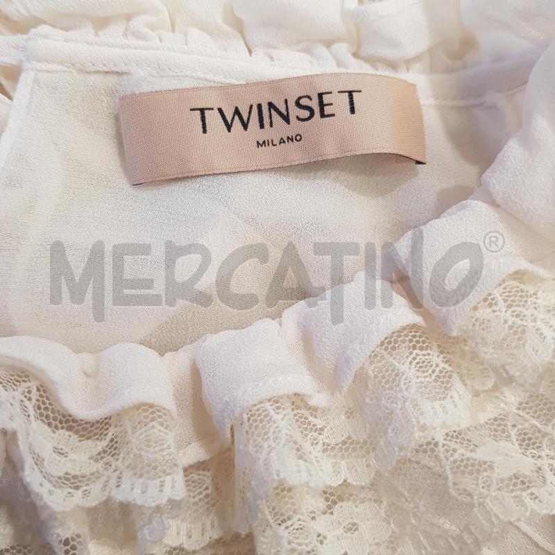 BLUSA D TWINSET PANNA +TOP DETT RICAMO | Mercatino dell'Usato Civitavecchia 4