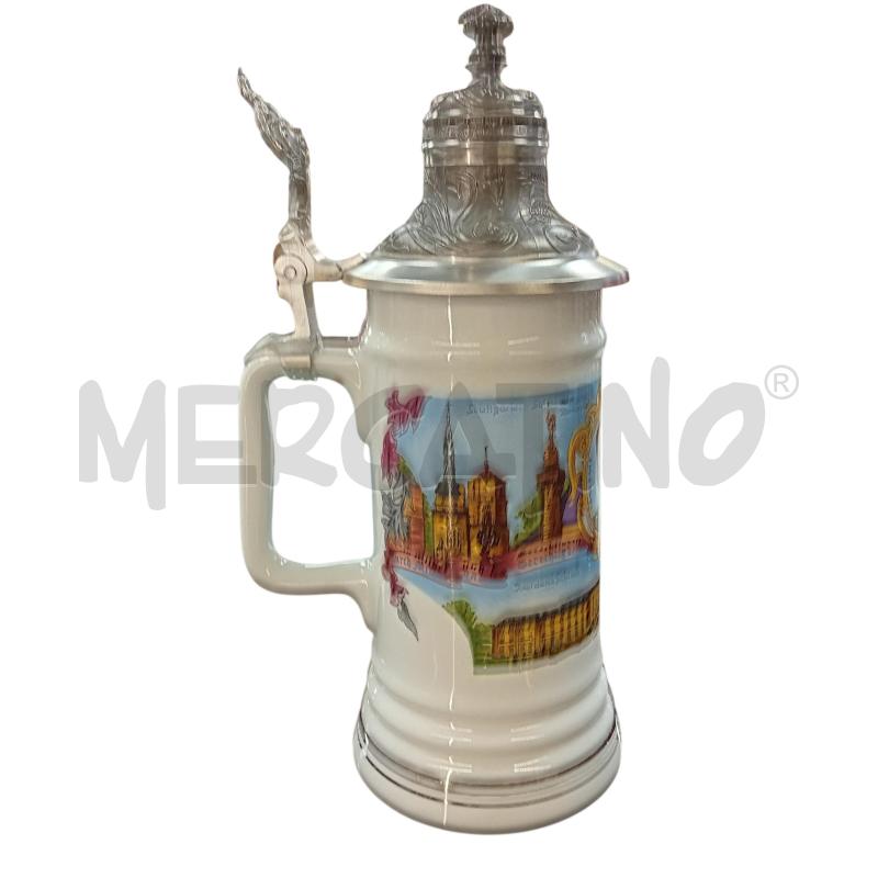 BOCCALE BAVARESE CERAMICA COP.PELTRO REUTTER | Mercatino dell'Usato Civitavecchia 2