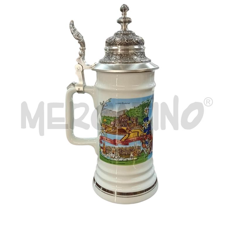BOCCALE BOCCALE BAVARESE CERAMICA COP.PELTRO REUTTER | Mercatino dell'Usato Civitavecchia 2
