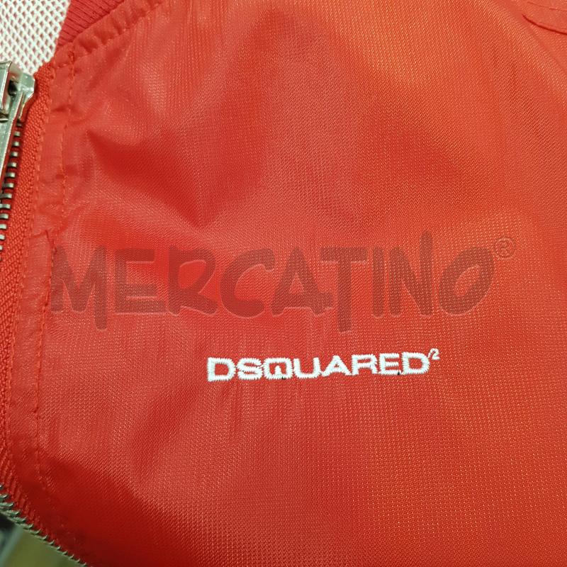 BOMBER U DSQUARED2 NYLON ROSSO | Mercatino dell'Usato Civitavecchia 3
