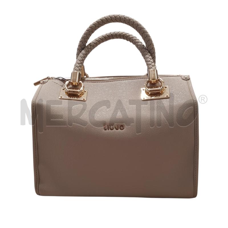BORSA D BAULETTO LIU JO TORTORA MANICI TORCIONE | Mercatino dell'Usato Civitavecchia 1