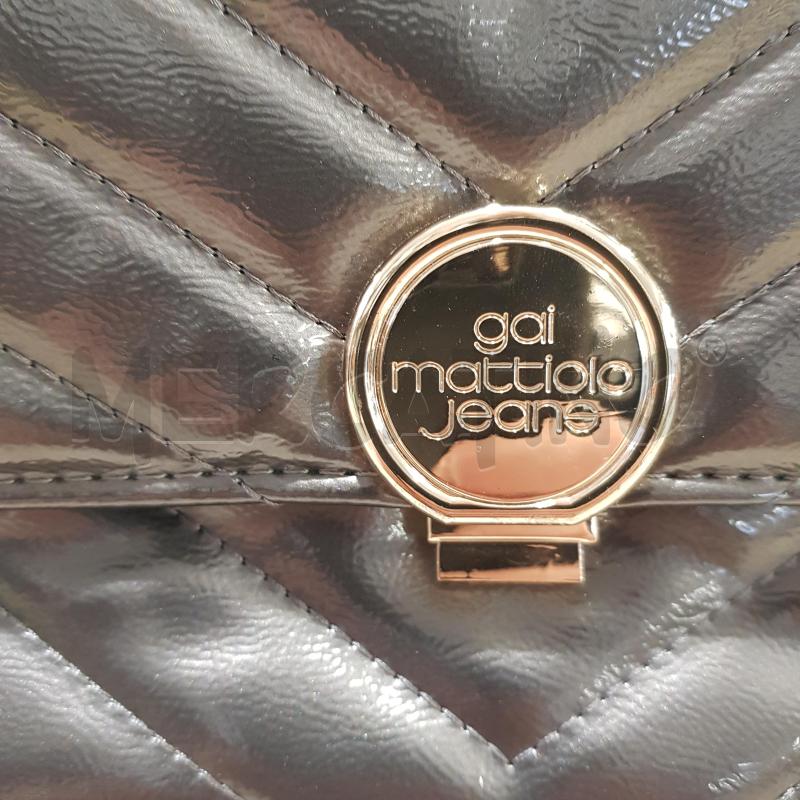 BORSA D GAI MATTIOLO JEANSVERNICE TRAP GRIG  | Mercatino dell'Usato Civitavecchia 4