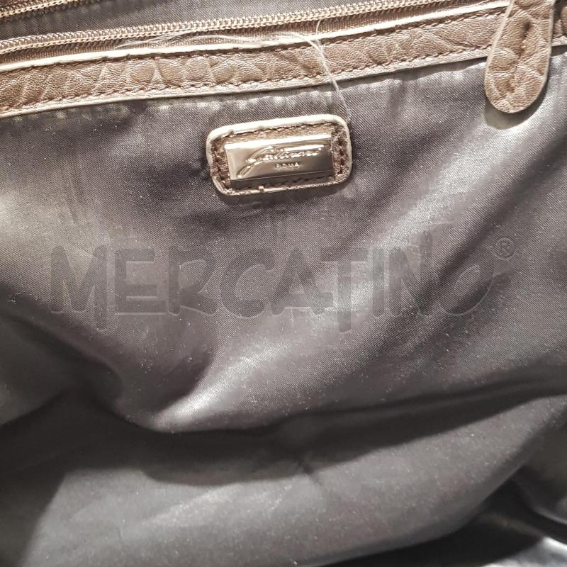 BORSA D GATTINONI MARRONE STAMPA COCCOMANICI | Mercatino dell'Usato Civitavecchia 4