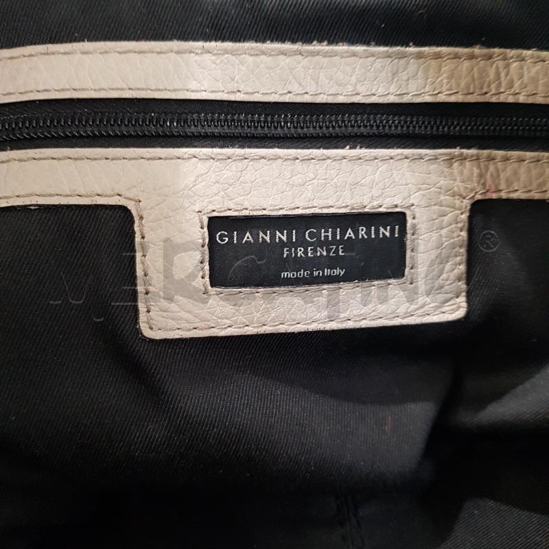 BORSA D GIANNI CHIARINI PELLE MARTELLATA AVORIO | Mercatino dell'Usato Civitavecchia 5